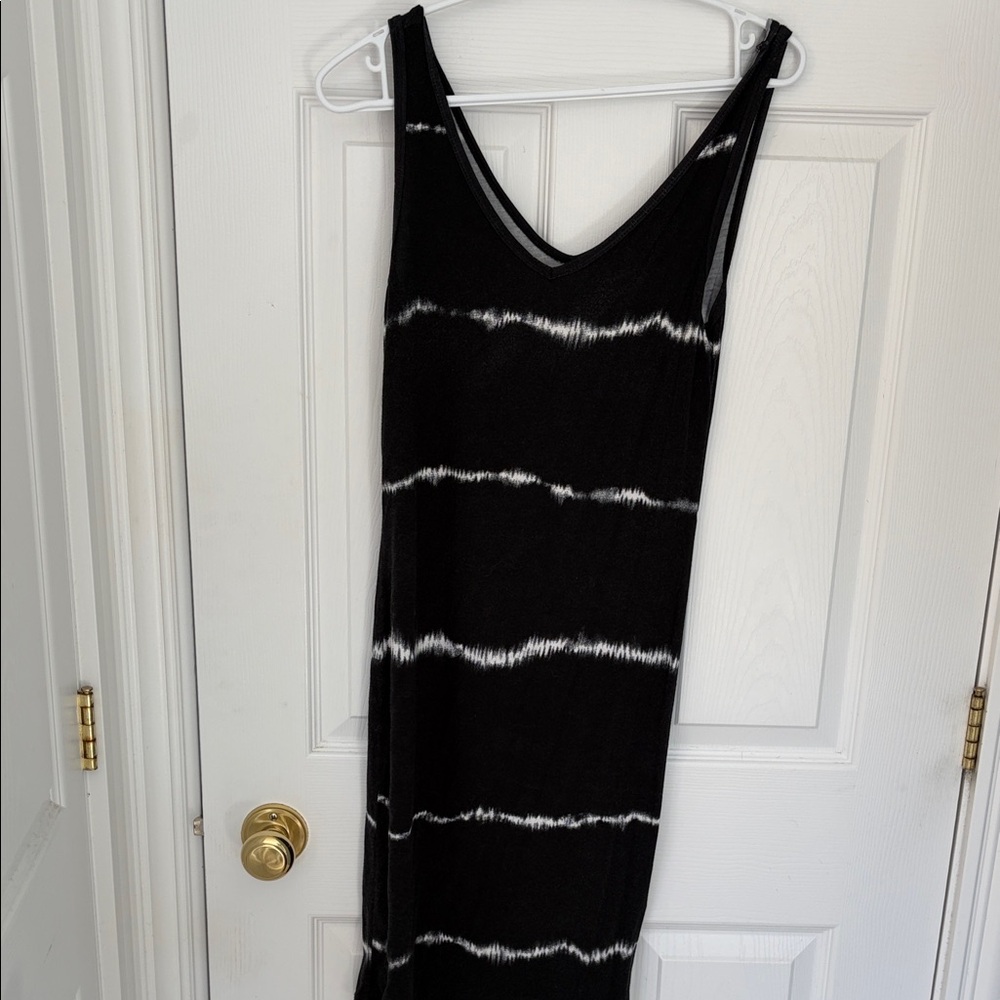 Laundry by Design Black and White Maxi Dress